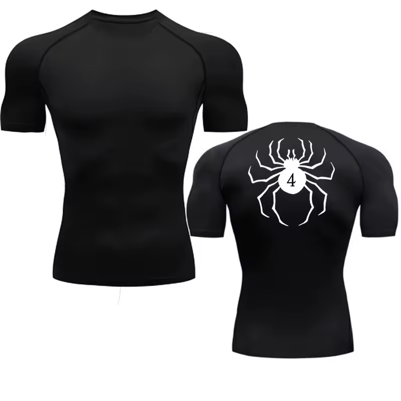 Spider Man 4 Back Compression T-Shirts