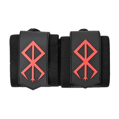 Berserk Anime Weightlifting Wrist Wraps