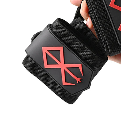 Berserk Anime Weightlifting Wrist Wraps