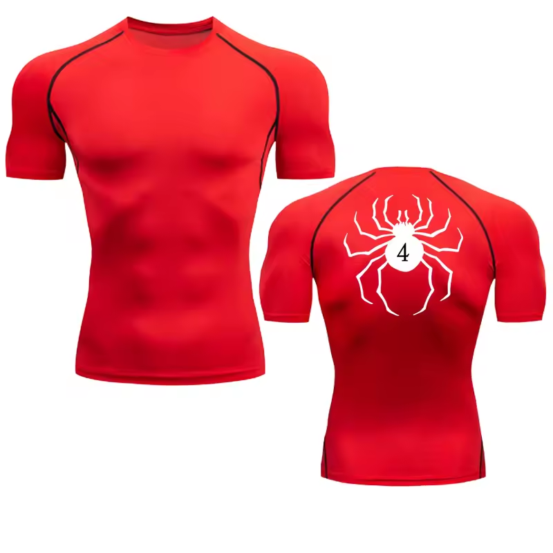 Spider Man 4 Back Compression T-Shirts