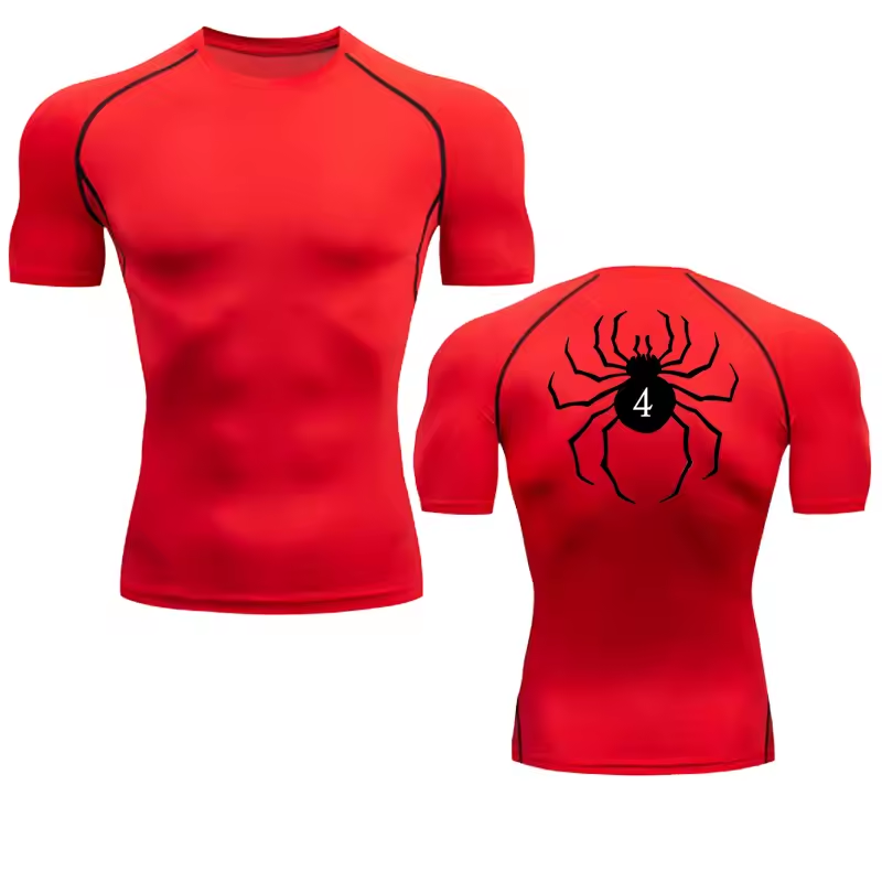 Spider Man 4 Back Compression T-Shirts