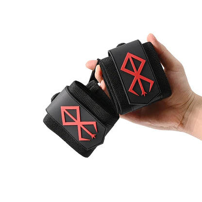 Berserk Anime Weightlifting Wrist Wraps