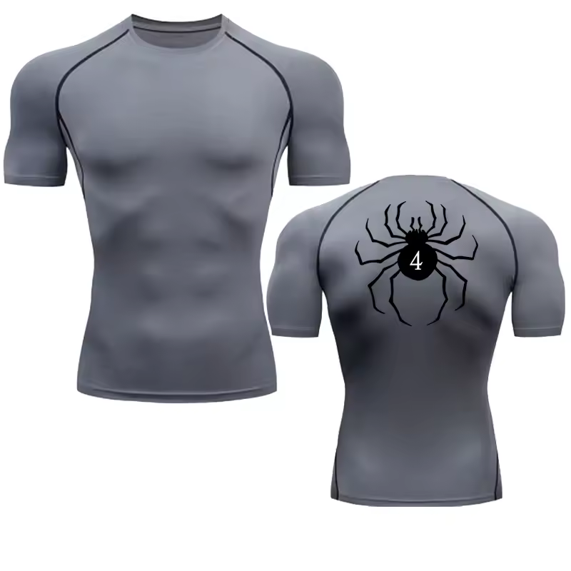 Spider Man 4 Back Compression T-Shirts