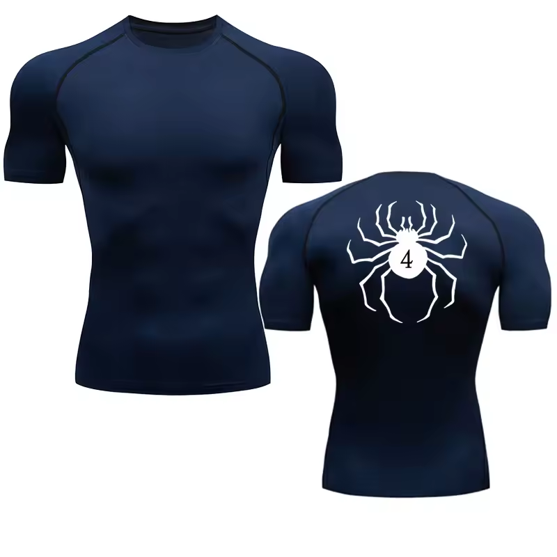 Spider Man 4 Back Compression T-Shirts