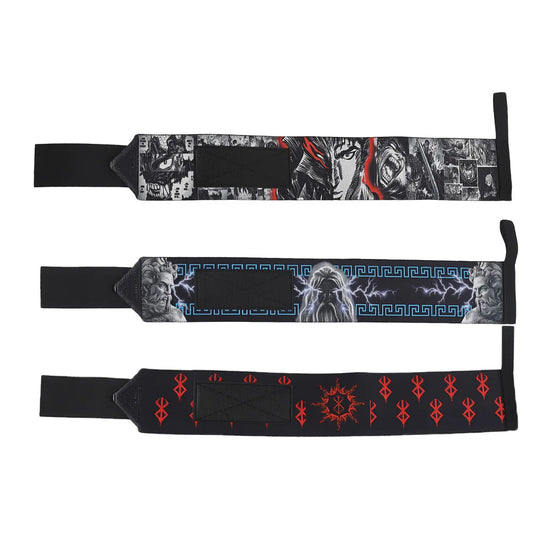 Berserk Anime Weightlifting Wrist Wraps 2.0